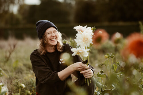Dahlia Café au lait - BIO