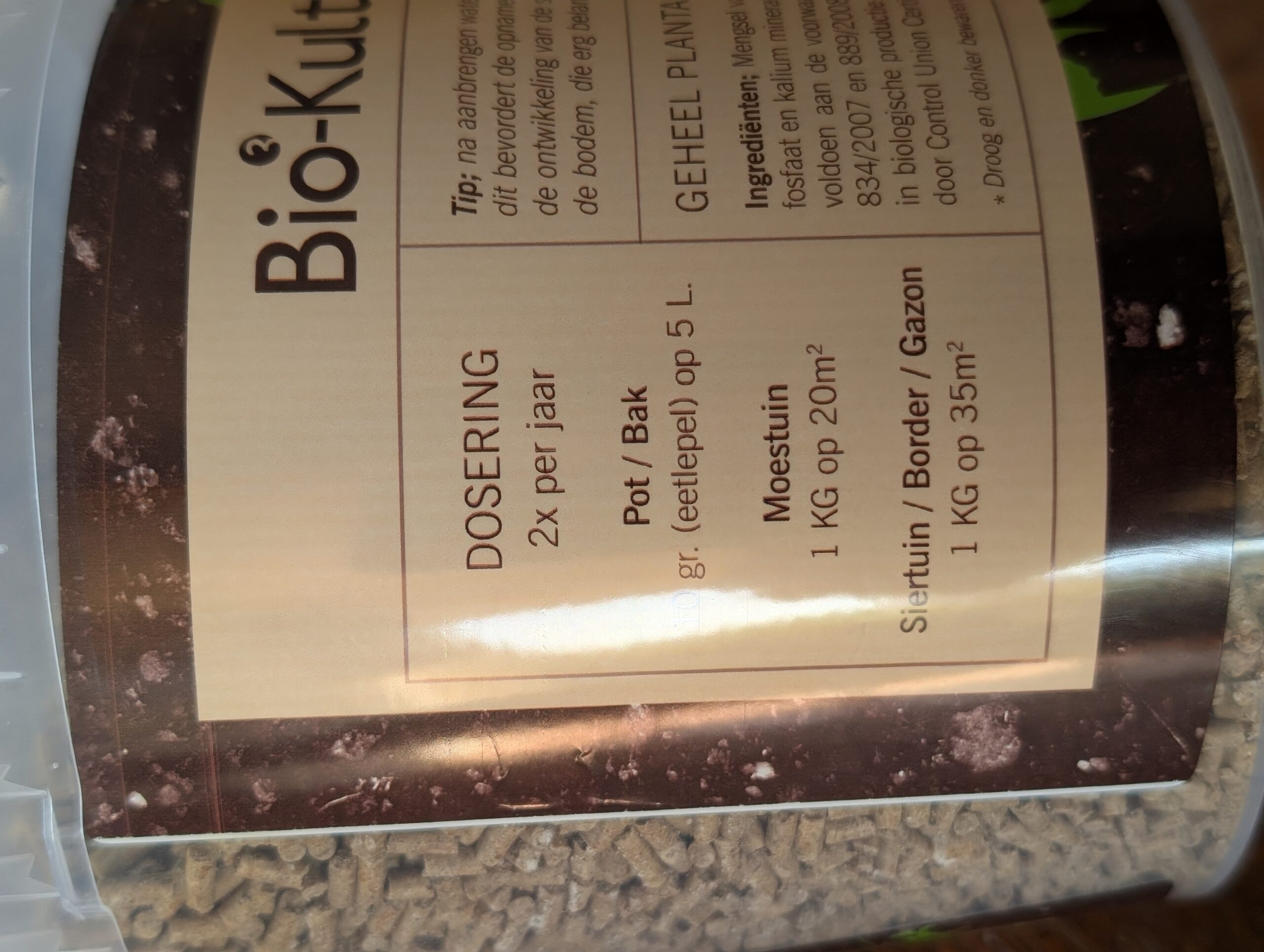 Plantaardige voedingskorrel (potplanten) - Afbeelding 5